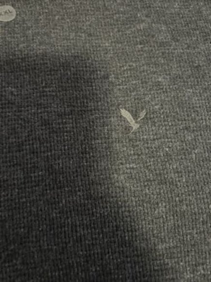 American Eagle AE Super Soft Long Sleeved Thermal Shirt, Charcoal Heather-XXL - Picture 3 of 5